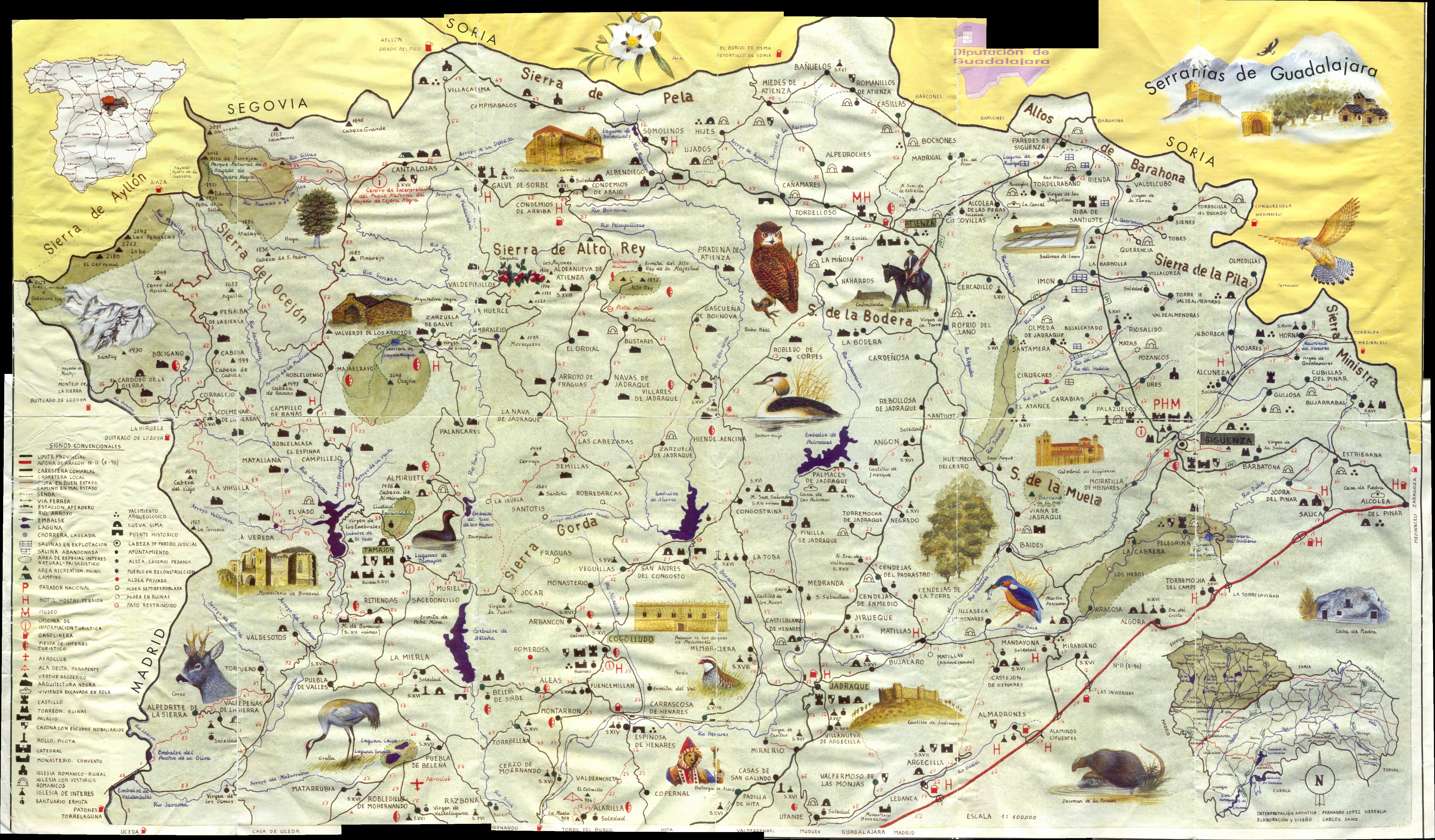 Favorite Siguenza and Environs Map